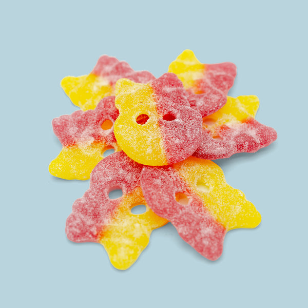 BUBS Sweet & Sour Lemon Rasberry Skull